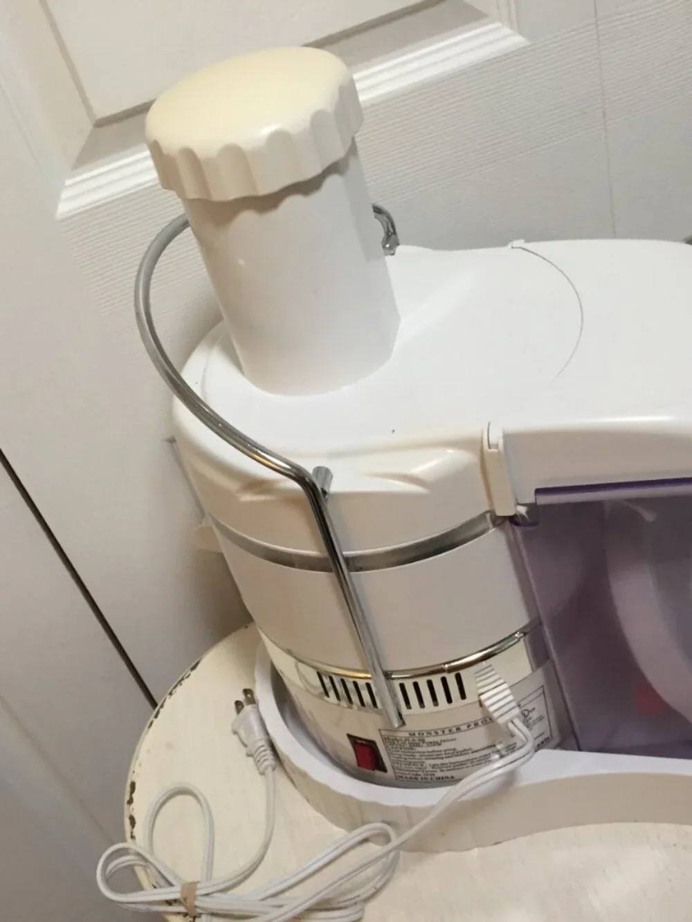 Jack LaLanne Power Juicer White Juice Extractor Model JLS-88  TESTED/WORKING